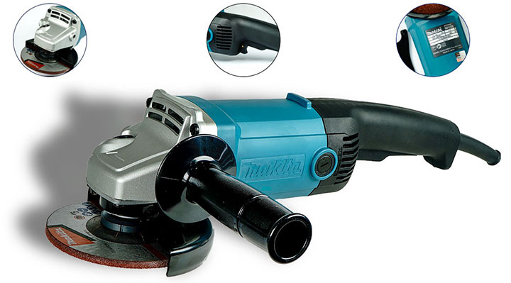 Quá trình làm việc của máy mài góc Makita 9015B
