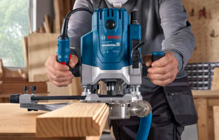 Bosch GOF 20-12 phay gỗ nhanh, hiệu suất cao