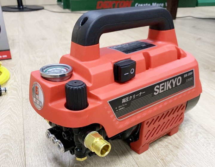 Máy rửa xe chỉnh áp Seikyo SK-999 được làm từ chất liệu tốt nhất Máy rửa xe chỉnh áp Seikyo SK-999 được làm từ chất liệu tốt nhất