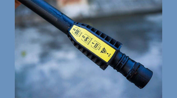 3 mức áp lực nước đa dạng, đáp ứng nhu cầu làm sạch 3 mức áp lực nước đa dạng, đáp ứng nhu cầu làm sạch