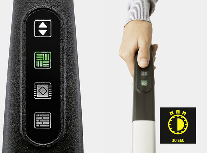 Bảng điều khiển có đèn LED giúp bạn sử dụng dễ dàng