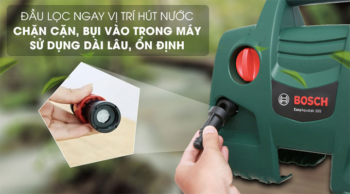 Đầu lọc Bosch EasyAquatak 100 giúp nước ra tinh khiết Đầu lọc Bosch EasyAquatak 100 giúp nước ra tinh khiết