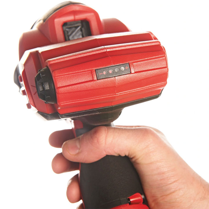 Thân máy bắn keo Milwaukee M12 PCG/310C-0V có thang đo dung lượng keo còn lại là bao nhiêu Thân máy bắn keo Milwaukee M12 PCG/310C-0V có thang đo dung lượng keo còn lại là bao nhiêu