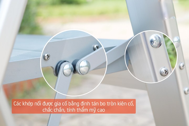 Các khớp nối được gia cố chắc chắn Các khớp nối được gia cố chắc chắn