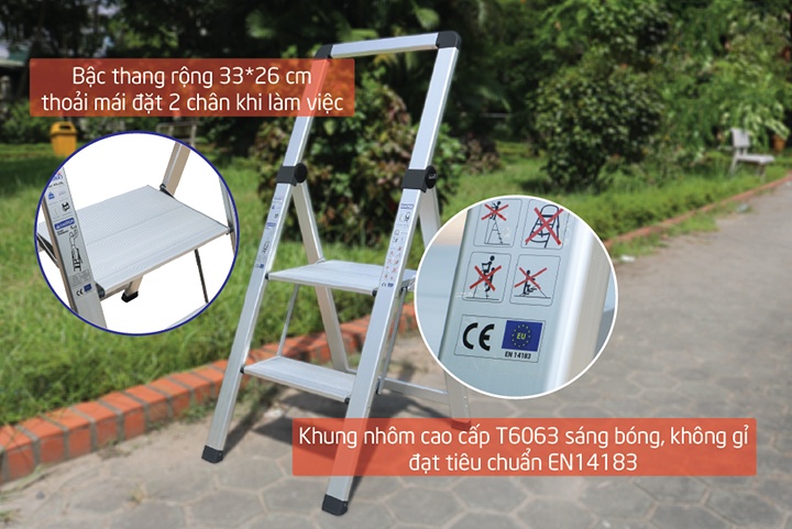 Bậc thang lớn giúp bạn bước thang thoải mái hơn Bậc thang lớn giúp bạn bước thang thoải mái hơn