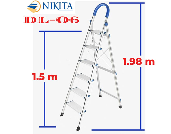 Thông số kỹ thuật của thang nhôm ghế Nikita DL06 Thông số kỹ thuật của thang nhôm ghế Nikita DL06