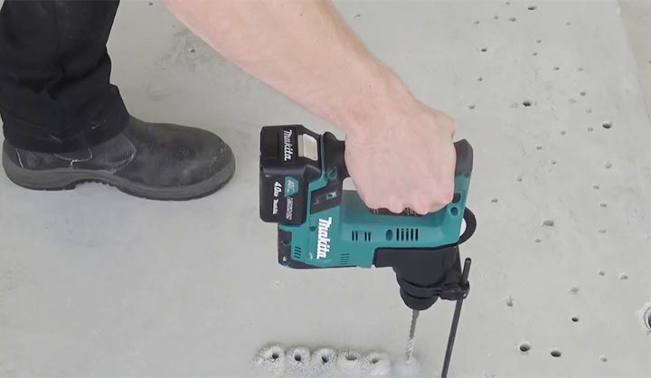 Máy khoan bê tông dùng pin Makita HR140DSAE 
