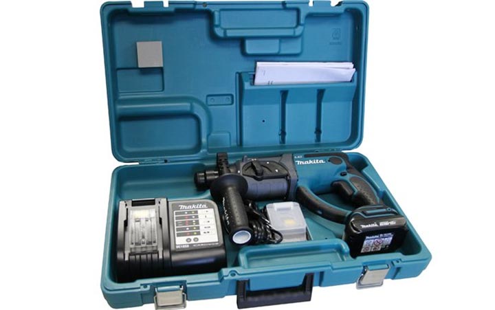 Hộp máy khoan bê tông dùng pin Makita DHR202SYE