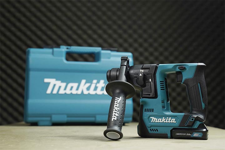 Máy khoan bê tông dùng pin Makita HR140DSAE1 12V-BL Máy khoan bê tông dùng pin Makita HR140DSAE1 12V-BL
