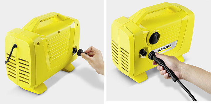 Lắp đặt Karcher K2 Power VPS rất đơn giản.