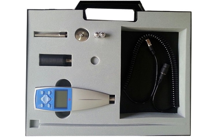 Máy đo độ rung ACO 3116 có đầy đủ phụ kiện đi kèm Máy đo độ rung ACO 3116 có đầy đủ phụ kiện đi kèm