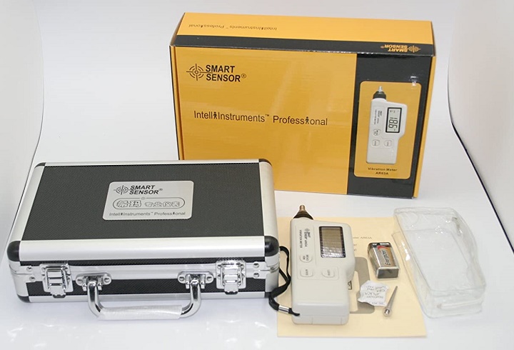 Bộ sản phẩm  máy đo độ rung Smartsensor AR63A
