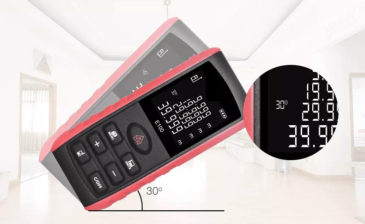 Máy có thể thực hiện đo theo các góc độ khác nhau Máy có thể thực hiện đo theo các góc độ khác nhau