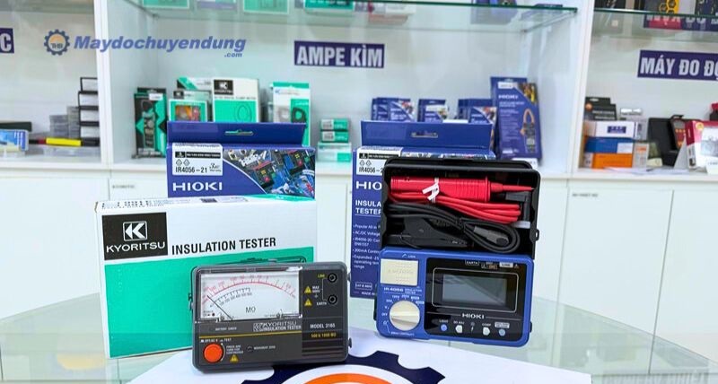 Dòng đồng hồ đo điện trở cách điện Hioki và Kyoritsu
