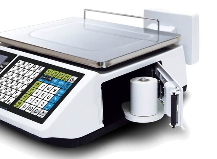 Cân điện tử in hóa đơn CAS CT-100B 30Kg/10g kết hợp với máy in  Cân điện tử in hóa đơn CAS CT-100B 30Kg/10g kết hợp với máy in