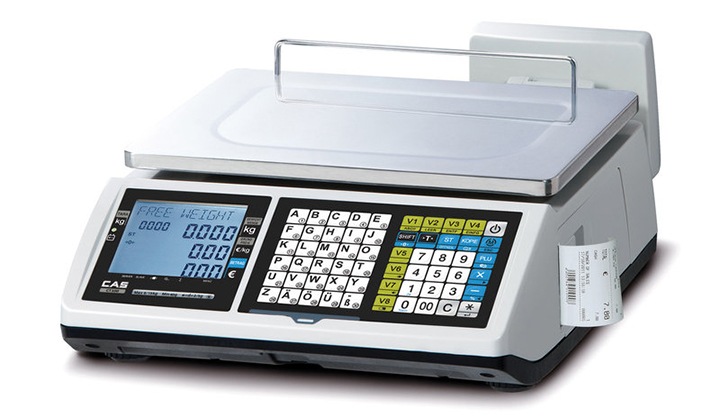 Cân điện tử in hóa đơn CAS CT-100B 6Kg/2