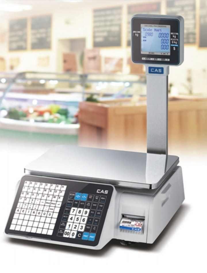 Cân điện tử in nhãn CAS CL-3000 P 30kg/10g