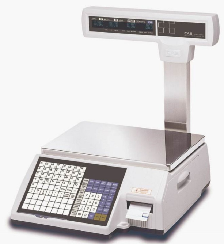 Cân điện tử in nhãn CAS CL-5000J CB 15Kg/5g