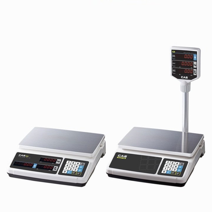 Cân điện tử tính giá CAS PR-B 6Kg có cần hiển thị Cân điện tử tính giá CAS PR-B 6Kg có cần hiển thị