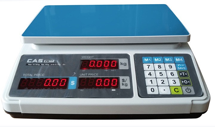 Cân điện tử tính giá CAS PR-B 6Kg Cân điện tử tính giá CAS PR-B 6Kg