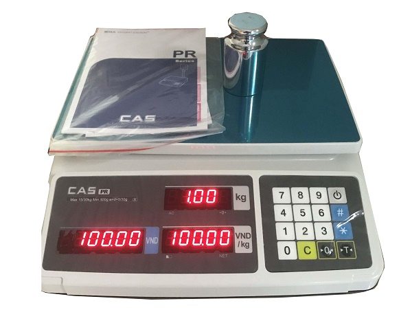 Cân điện tử tính tiền 5kg CAS PR-PLUS B 6Kg
