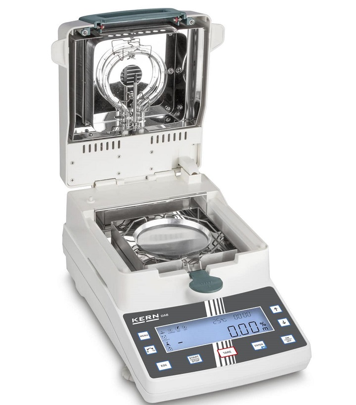 Cân phân tích ẩm Kern DAB cân và phân tích độ ẩm chính xác Cân phân tích ẩm Kern DAB cân và phân tích độ ẩm chính xác