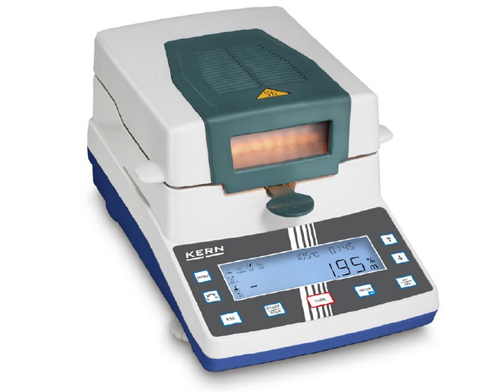 Cân sấy ẩm Kern DAB hoạt động đa tính năng Cân sấy ẩm Kern DAB hoạt động đa tính năng