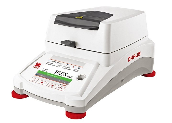 Cân phân tích độ ẩm Ohaus MB120 nhỏ gọn, dễ sử dụng, sấy ẩm nhanh chóng