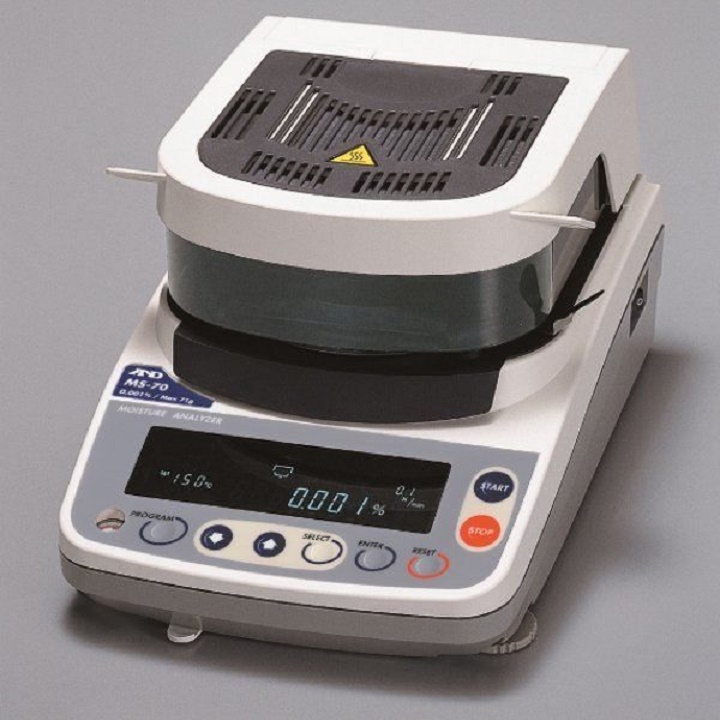 Cân sấy ẩm AND MS-70 chất lượng, hoạt động đa dạng Cân sấy ẩm AND MS-70 chất lượng, hoạt động đa dạng