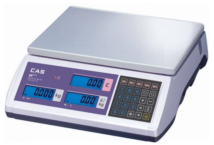 Cân điện tử tính giá CAS ER-Plus 30Kg