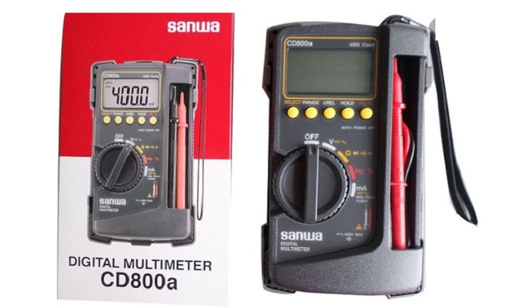 Đồng hồ vạn năng Sanwa CD800A nhỏ gọn đo chính xác