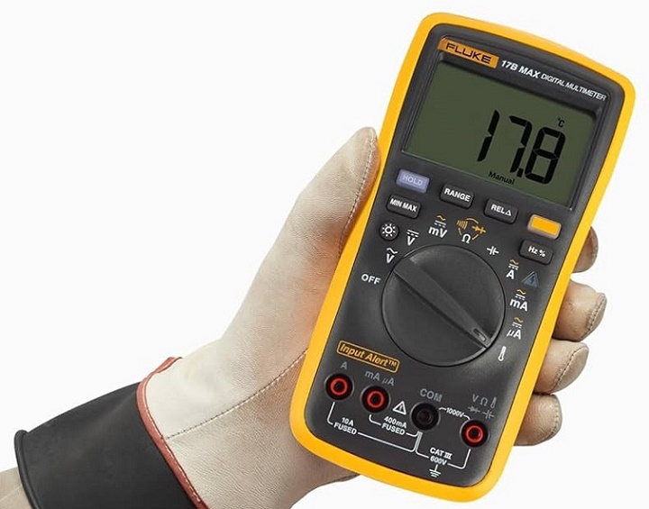 Fluke 17B-MAX đặc biệt phù hợp cho kỹ sư điện, thợ sửa chữa thiết bị điện tử
