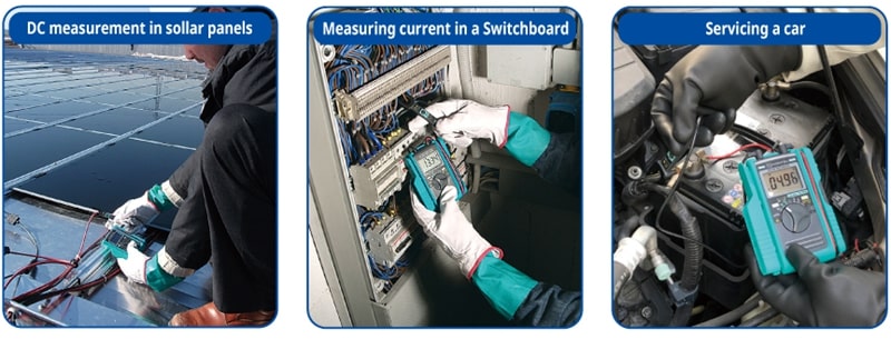 Đồng hồ được dùng đo và kiểm tra điện trong nhiều lĩnh vực Đồng hồ được dùng đo và kiểm tra điện trong nhiều lĩnh vực