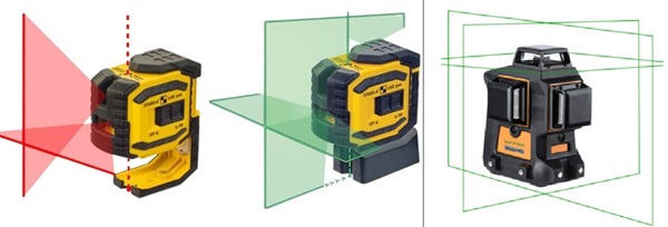 Máy cân bằng laser có đa dạng số tia