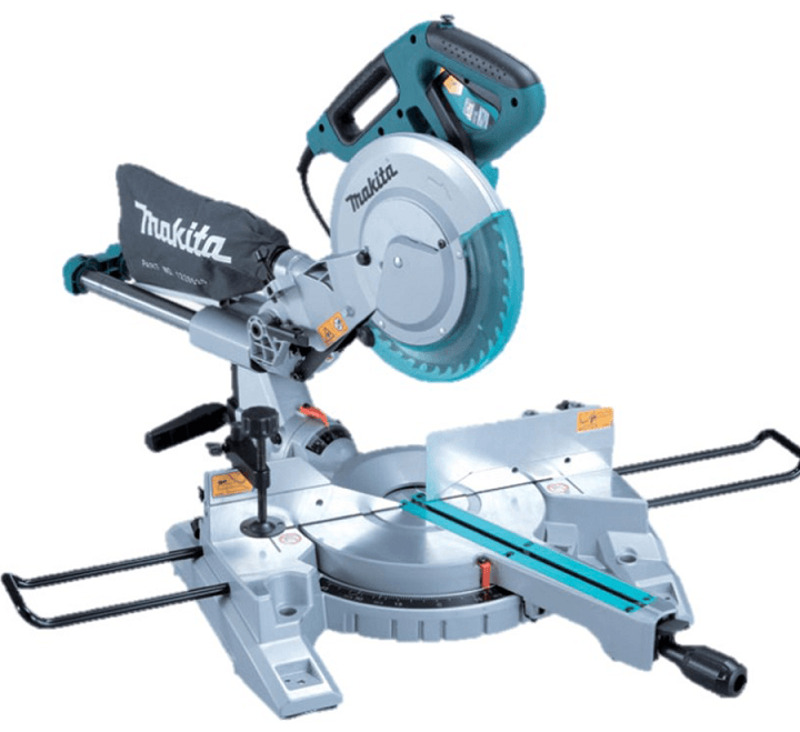 Máy cưa đa góc trượt Makita LS1018L có độ bền cao, ray trượt tiện lợi