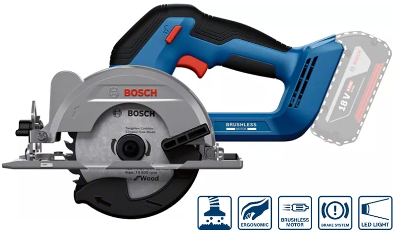Máy cưa đĩa Bosch GKS 18V-44 nhỏ gọn, độ bền cao Máy cưa đĩa Bosch GKS 18V-44 nhỏ gọn, độ bền cao