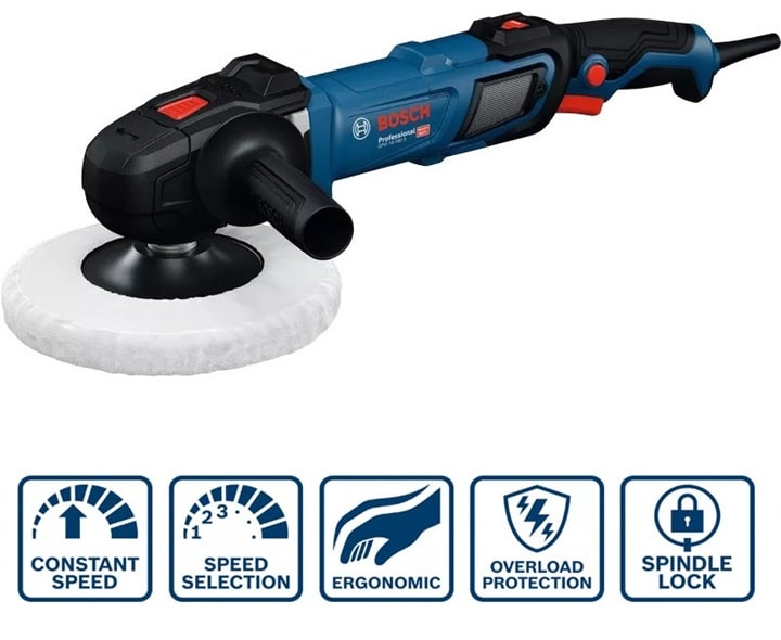 Máy đánh bóng Bosch GPO 14-180 S bền chắc, dễ sử dụng Máy đánh bóng Bosch GPO 14-180 S bền chắc, dễ sử dụng