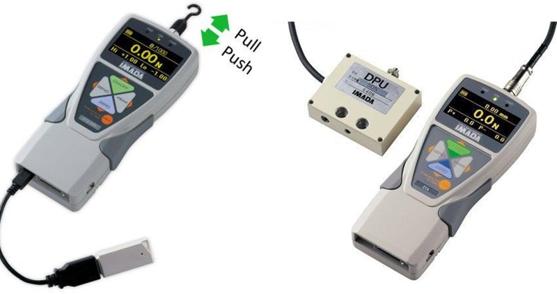 Máy đo lực đẩy nén Imada ZTA-500N có kết nối với PC