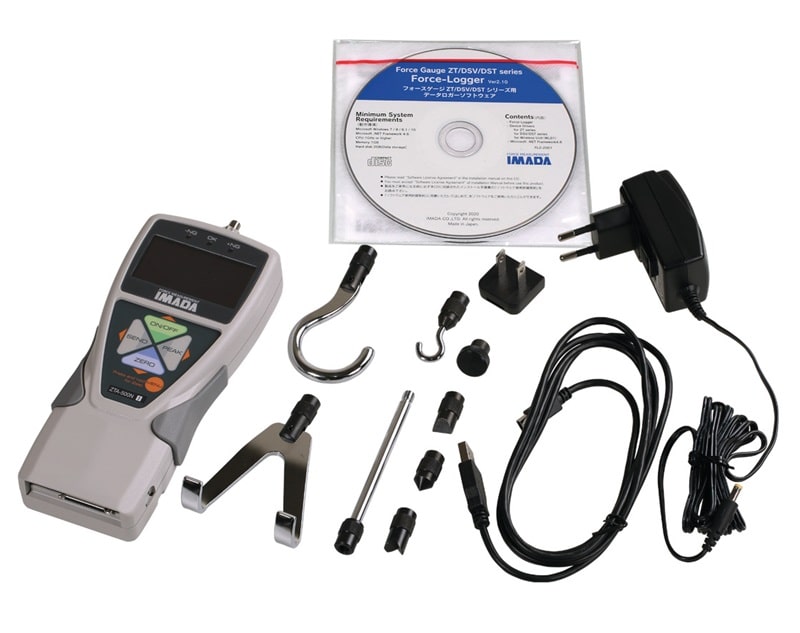 Bộ sản phẩm máy đo lực kéo nén Imada ZTS-500N Bộ sản phẩm máy đo lực kéo nén Imada ZTS-500N