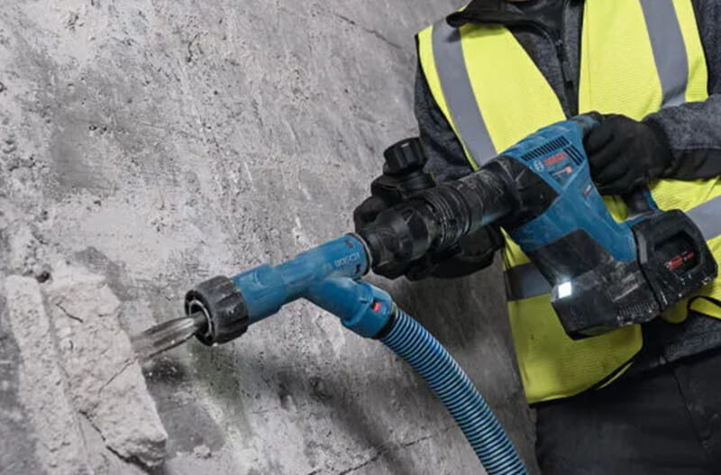 Bosch GSH 18V-5 (SOLO) sử dụng động cơ không chổi than Biturbo hiệu suất cao Bosch GSH 18V-5 (SOLO) sử dụng động cơ không chổi than Biturbo hiệu suất cao