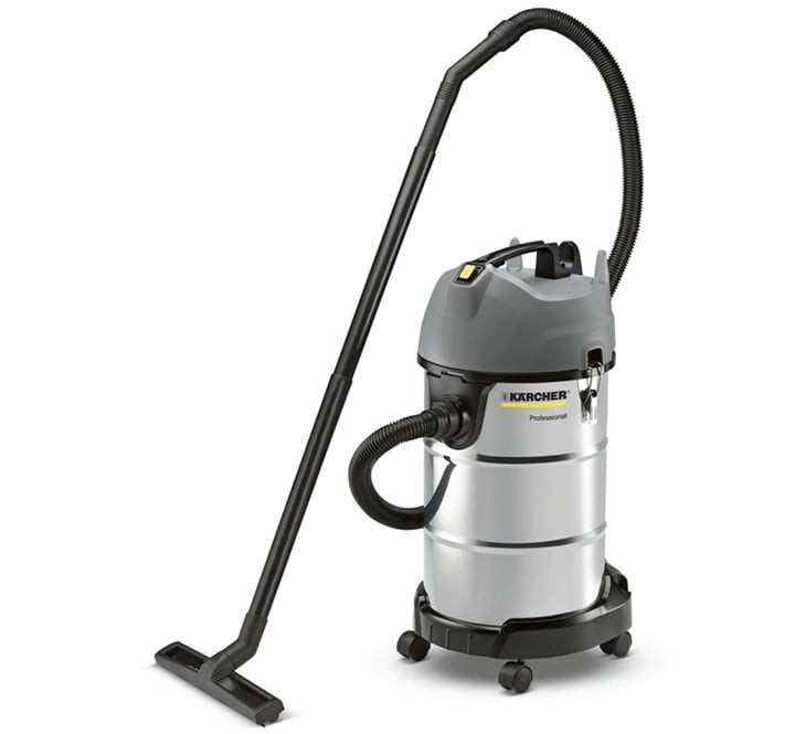 Karcher NT 38/1 Me Classic bền chắc, có bánh xe di chuyển linh hoạt