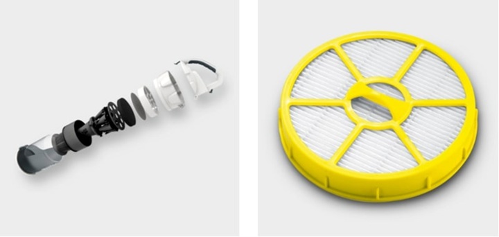 Máy có công nghệ đa lốc xoáy Multi-cyclone và lọc bụi HEPA 12 nâng cao khả năng hút và lọc Máy có công nghệ đa lốc xoáy Multi-cyclone và lọc bụi HEPA 12 nâng cao khả năng hút và lọc