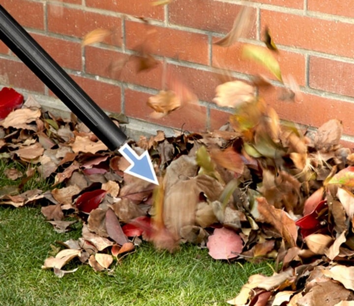 Chức năng thổi mạnh được dùng thổi các rác kích thước lớn Chức năng thổi mạnh được dùng thổi các rác kích thước lớn