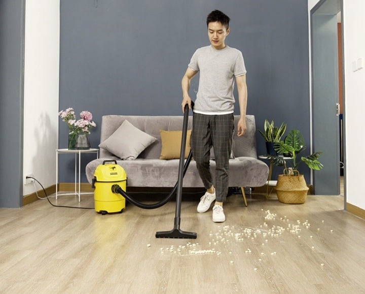 Karcher WD 1 Classic hút bụi nhanh với hiệu suất cao Karcher WD 1 Classic hút bụi nhanh với hiệu suất cao