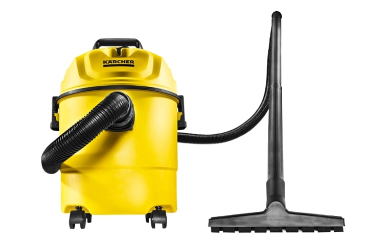 Máy hút bụi khô ướt Karcher WD 1 Classic màu vàng, độ bền cao