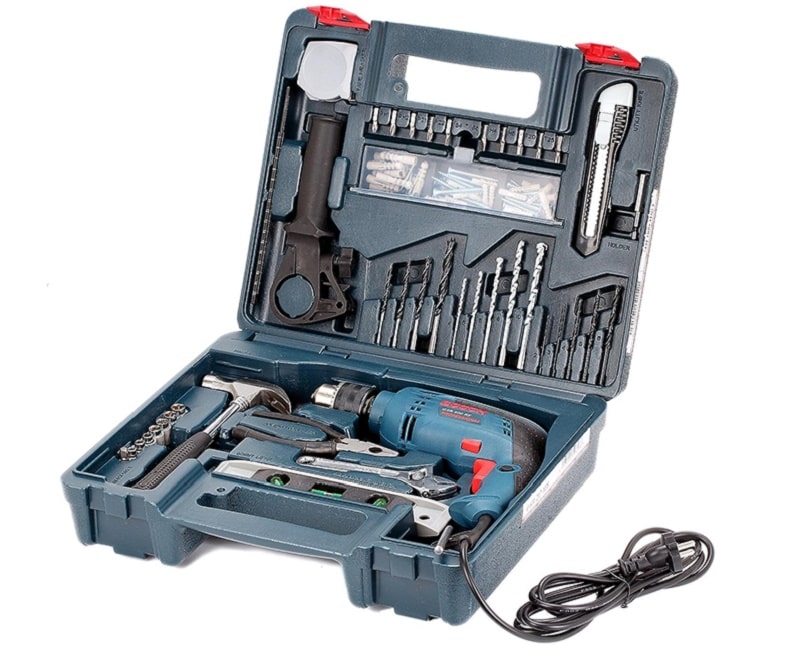 Bộ máy khoan gia đình Bosch GSB 600 SET 100 Bộ máy khoan gia đình Bosch GSB 600 SET 100