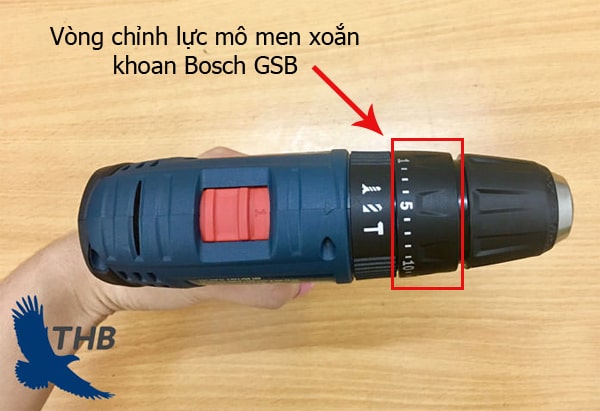 Vòng chỉnh lực mô men xoắn khoan Bosch GSB 