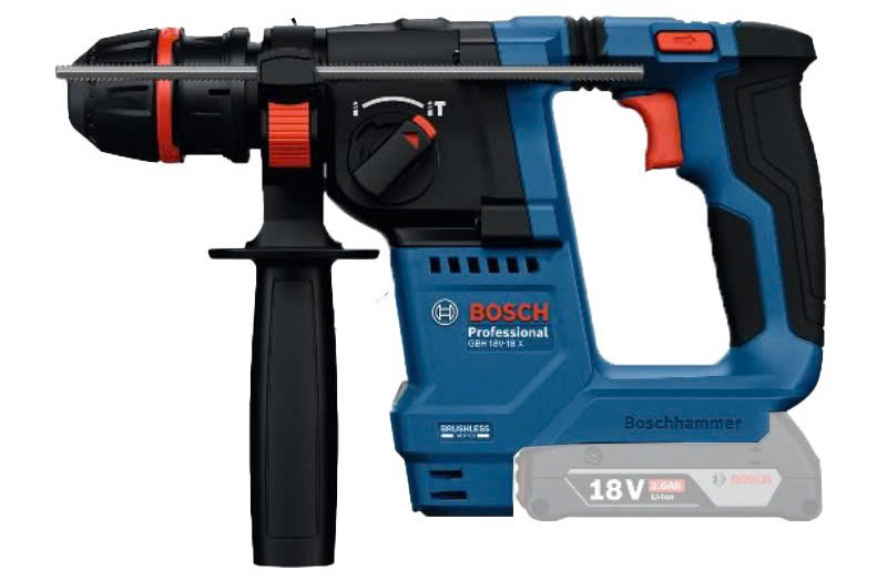 Máy khoan bê tông pin Bosch GBH 18V-18 X sở hữu công nghệ hiện đại