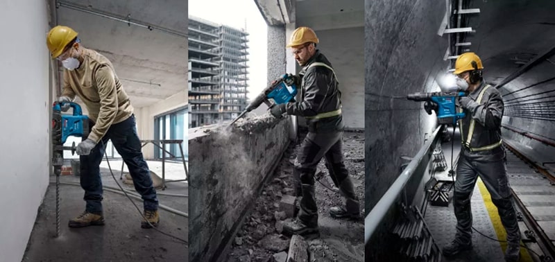 Bosch GBH 6-42 C khoan đục bê tông mạnh mẽ