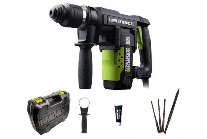 Bộ sản phẩm máy khoan búa Worx Green WU326P và phụ kiện Bộ sản phẩm máy khoan búa Worx Green WU326P và phụ kiện